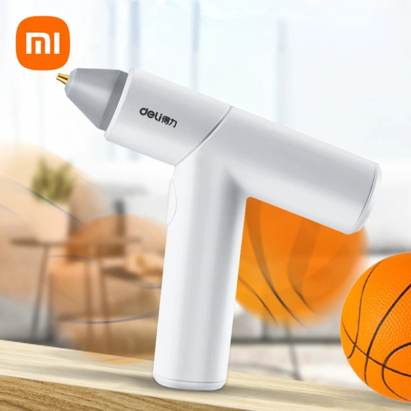 Xiaomi Deli Wireless Hot Melt Glue Gun Rechargeable Hot Melt Gun Heat Electric Hot Gun for Car Dent Removal DIY Repair Tools