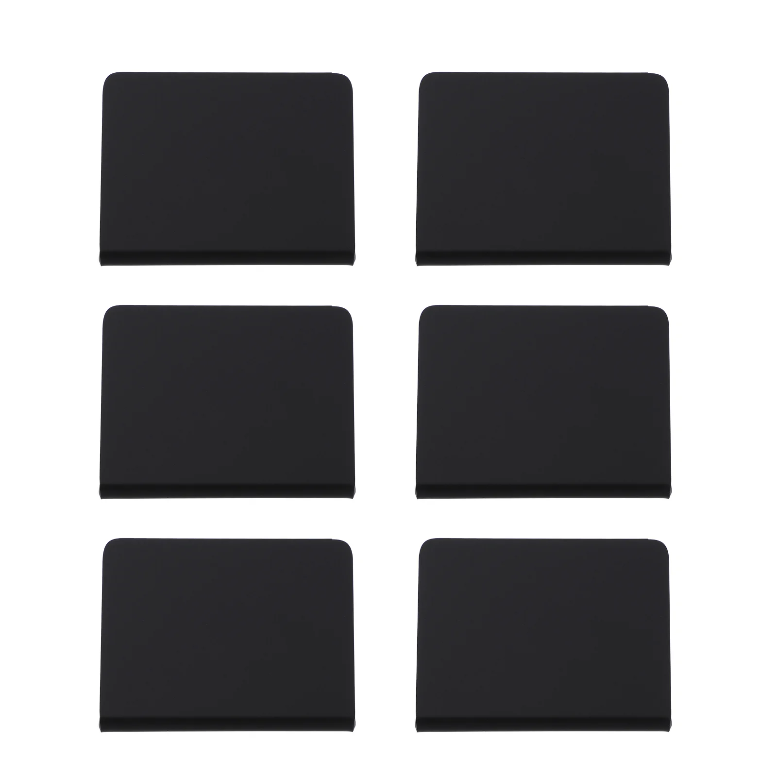 6Pcs Small Blackboard Acrylic Blackboard Writing Board Reusable Wedding Party Decoration Message Board
