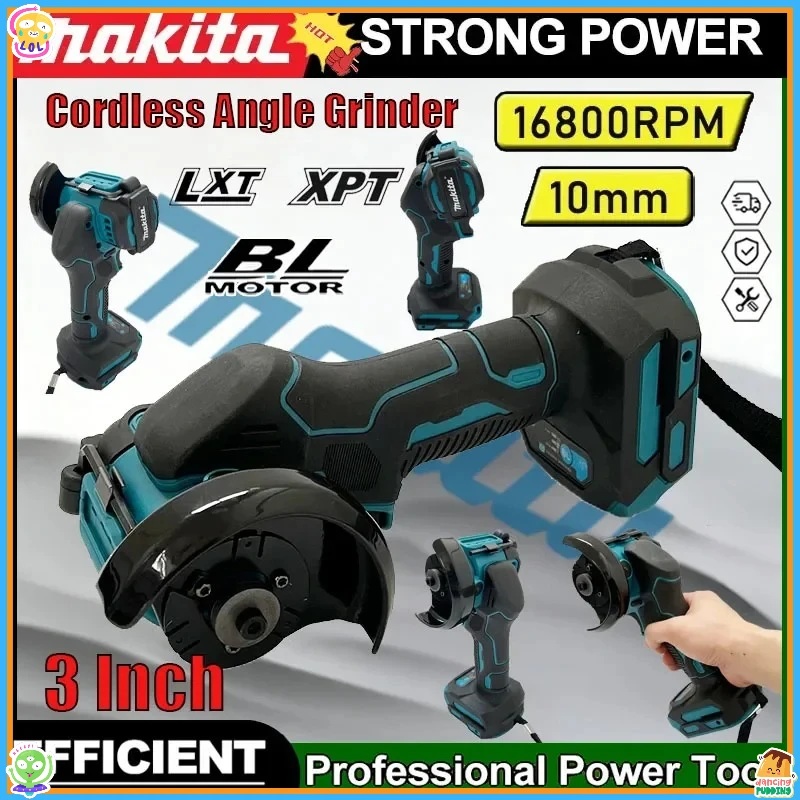 

Аккумуляторная угловая шлифмашина Makita Mini 3 дюйма, электроинструмент для резки, циркулярная пила, 18В