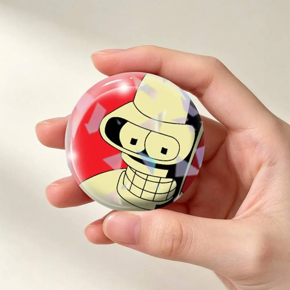 B-Bender P-Phone Wallpaper Brooch Metal Badge Brooch, Fashion Decorative Pins for Hat Bag Clothing Decoration Gift