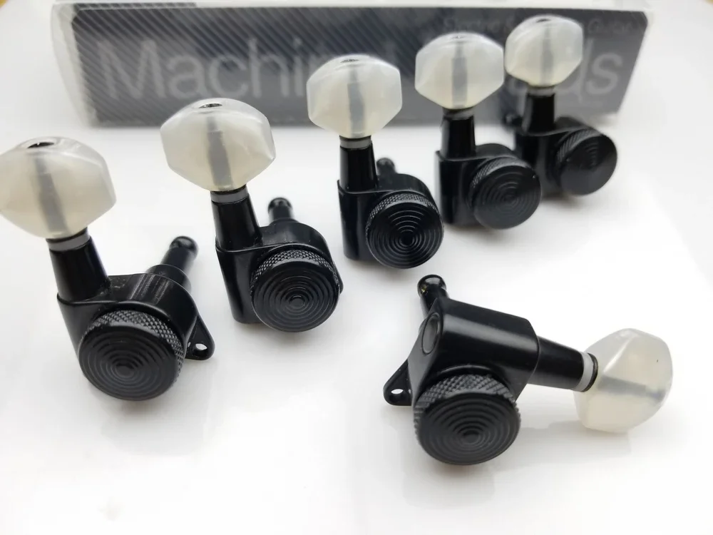 Black Guitar Locking Tuners Electric Guitar Machine Heads Tuners JN-07SP Lock Tuning Pegs ( With packaging )