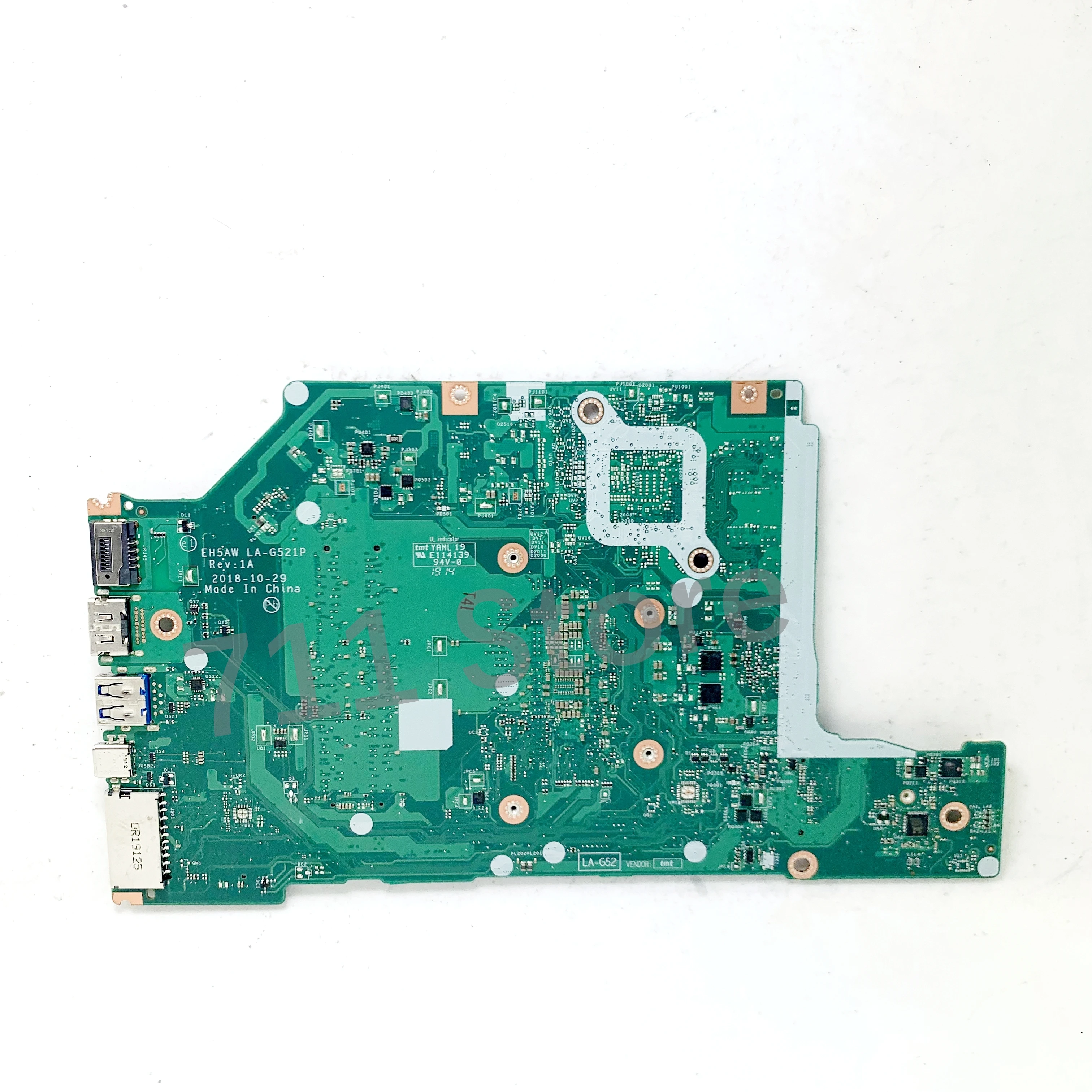 EH5AW LA-G521P NBH1611002 Mainboard For ACER ASPIRE A515-52 A515-52G Laptop Motherboard With SREJQ I5-8265U CPU 100% Full Tested