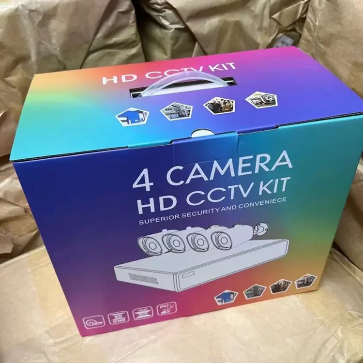 Jianvision 4K 8MP HD impermeable Bullet Dome POE CCTV sistema 4ch cámara IP de red