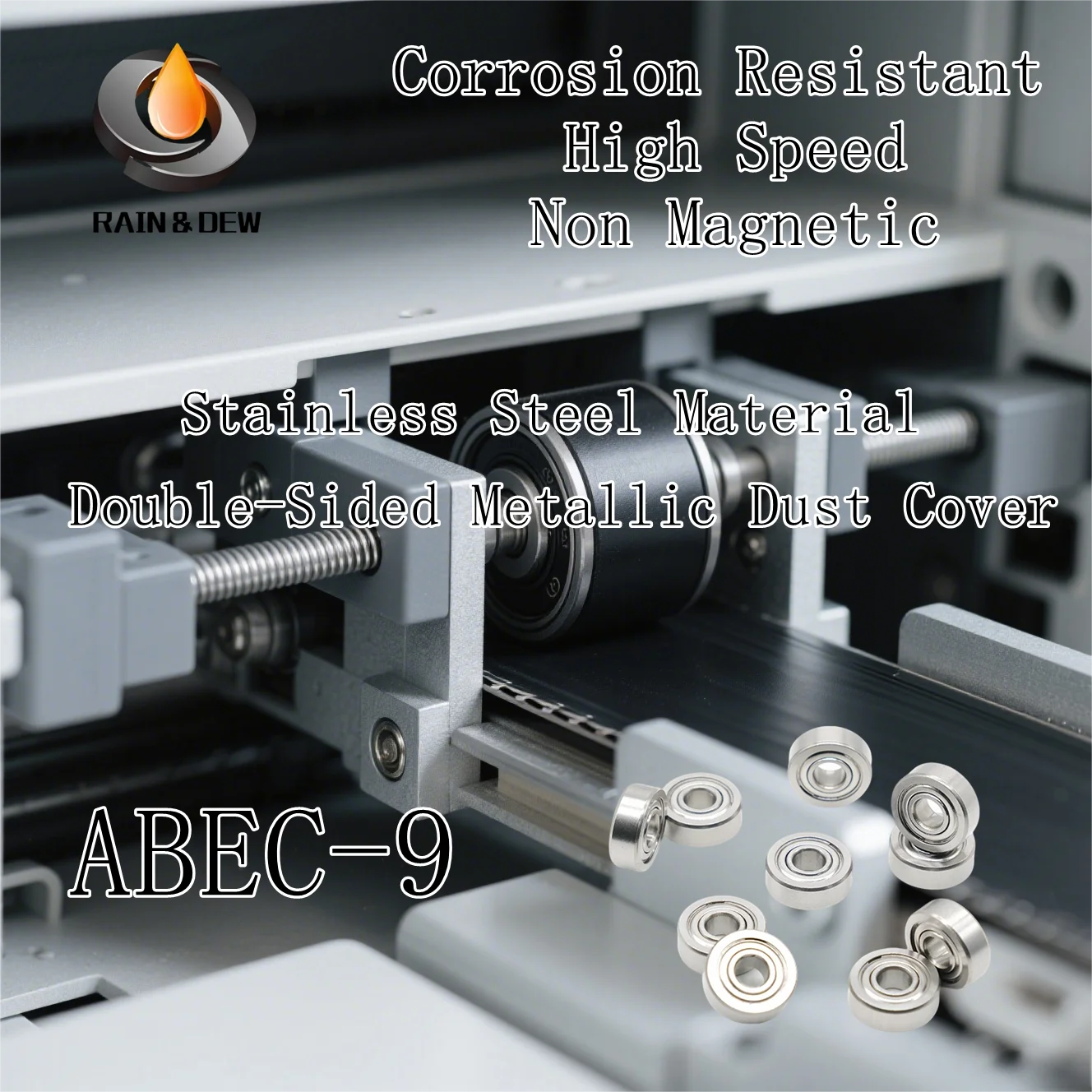 

2/4Pcs S605ZZ Bearing Stainless Steel R-1450HH ABEC-9 440C for Drone Motors RC Servos Small DC Motors 5*14*5 Mm