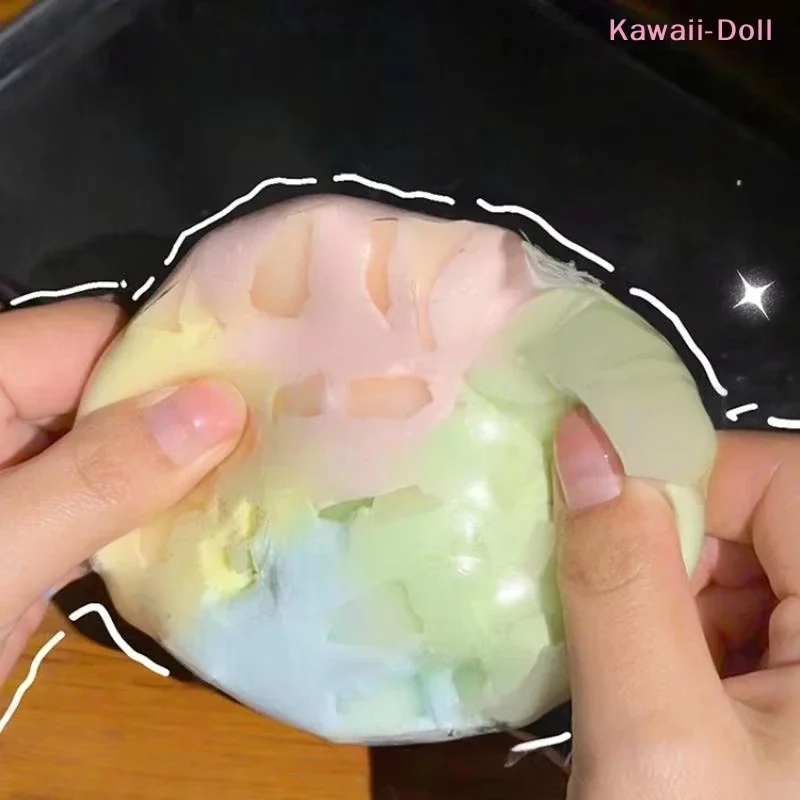 1-3 Stück Knisternde Wachsball-Fidget-Spielzeuge, Handgemachte Cantaloupe-Schokoladen-Quetschbälle, Anti-Stress Sensorisches Entspannungsspielzeug – Detail 7