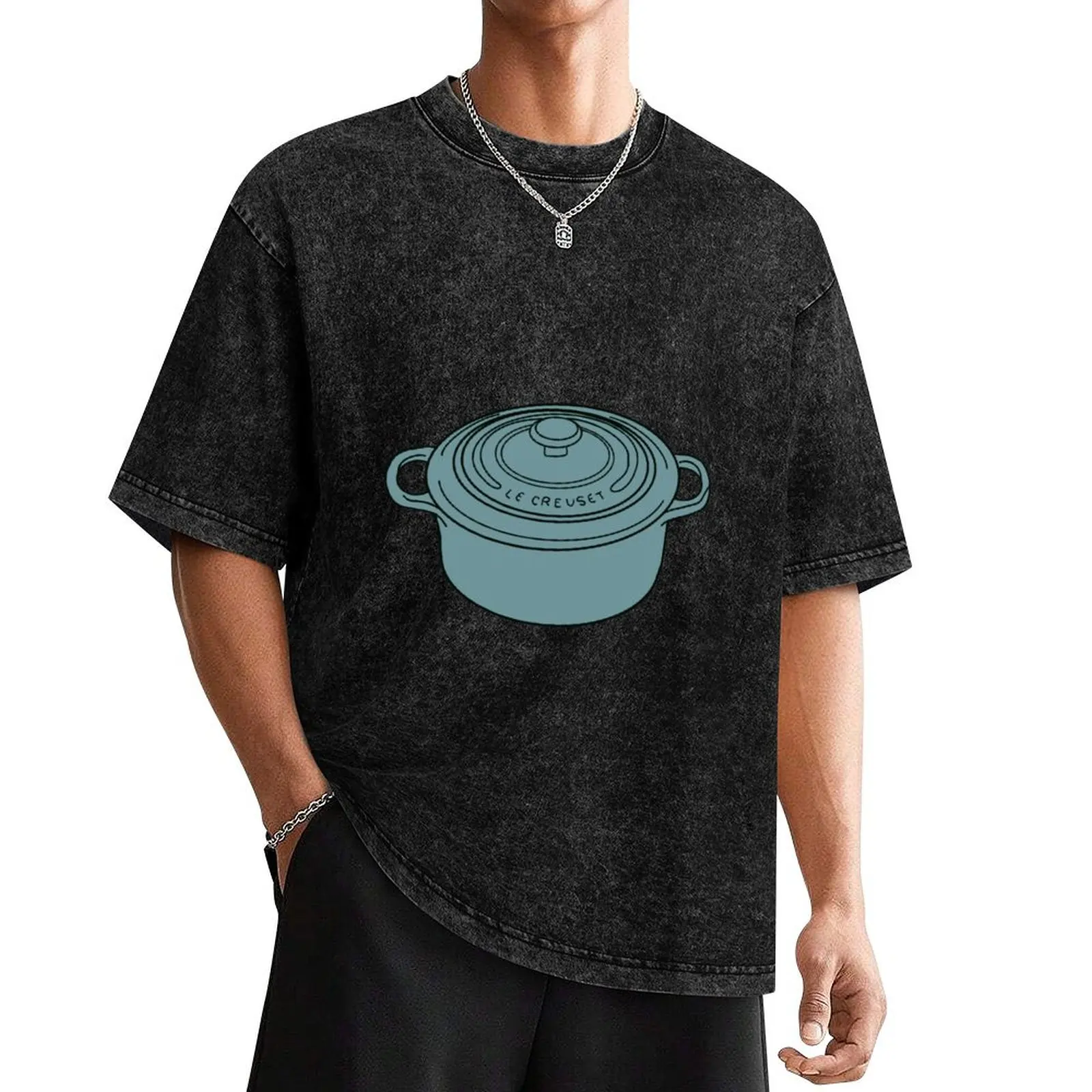 

Le Cruset Dutch Oven T-Shirt hippie clothes man clothes new edition sublime t shirts for men graphic