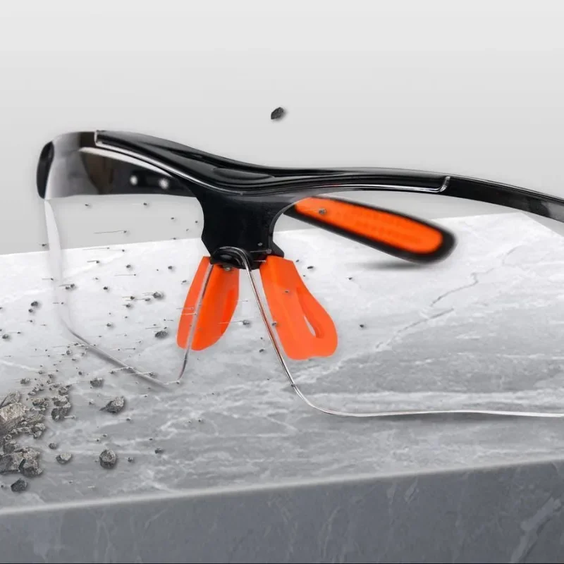 Safety Goggles Cycling Windproof Vented HD Eye Glasses Work Lab Laboratory Motorcycle Safety Sandproof Protective Glass Goggle