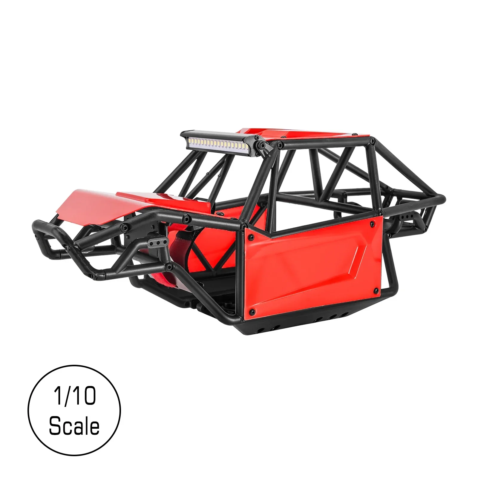 ニンジャラロックバギー用シェル,1/10 rcクローラー用,scx10 ii 90046
