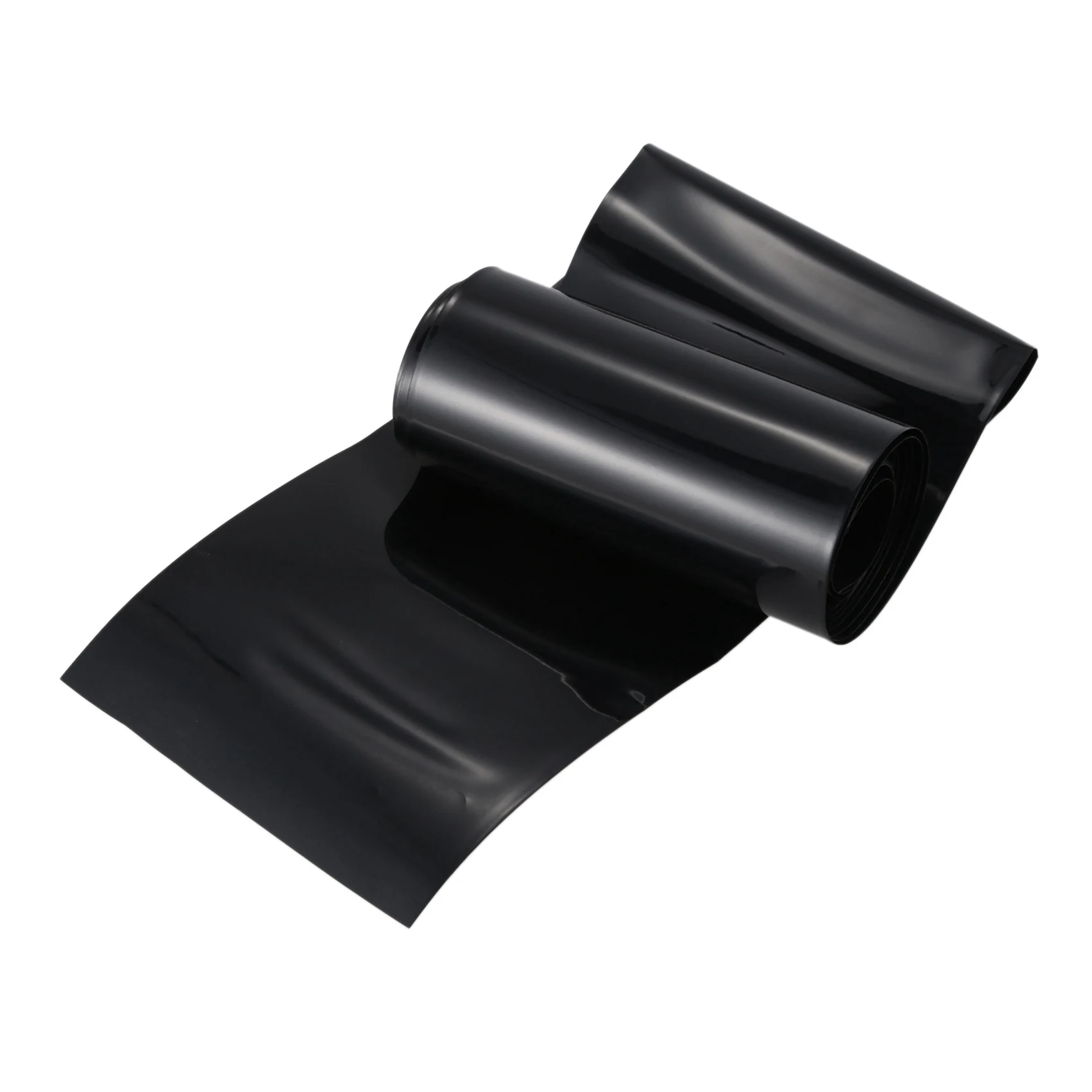 DT39 PVC Battery Heat Shrink Wrap 2M 120MM Black, Heat Shrink Tubing for RC Battery Pack LiPO NiMH NiCd, Flame Retardant, 2:1