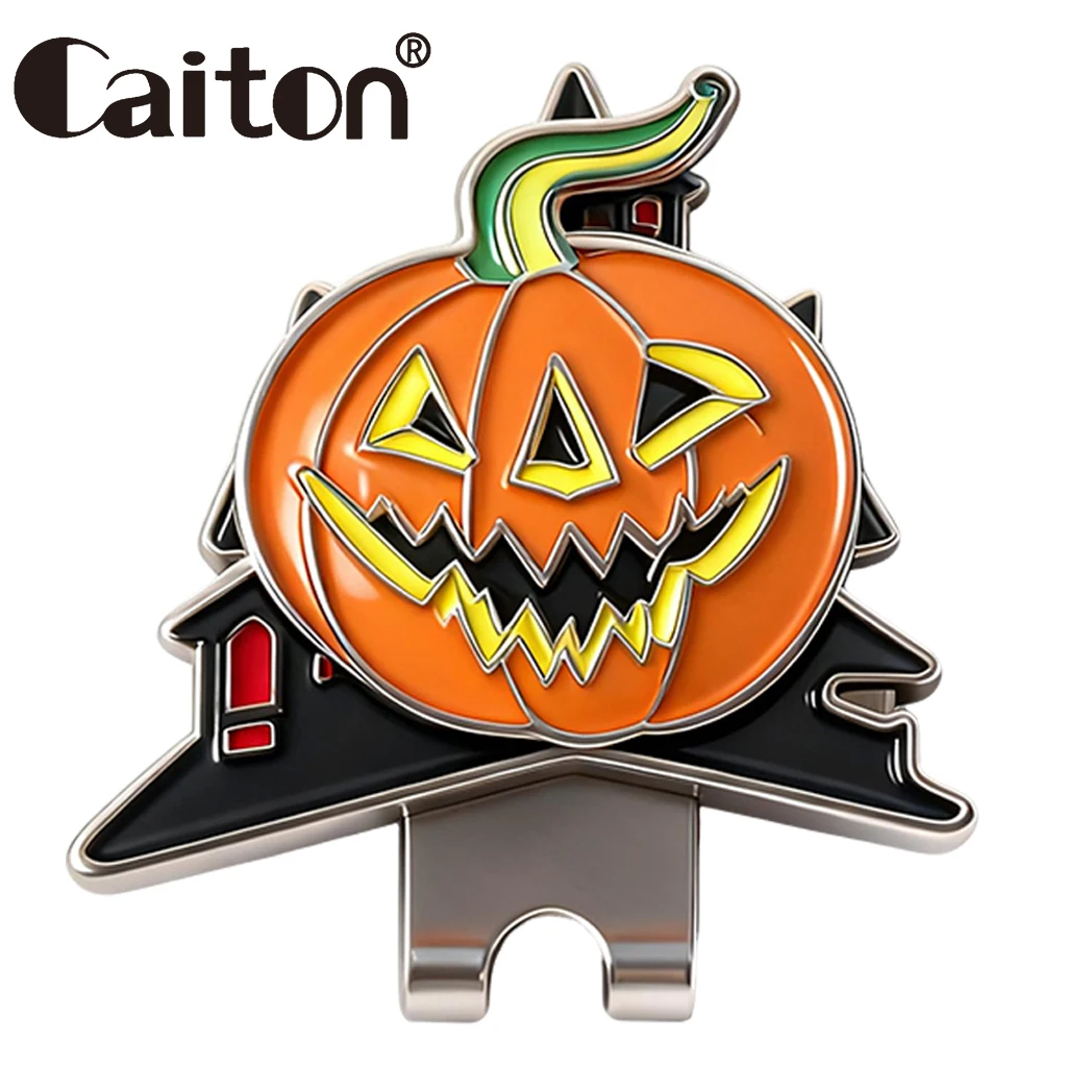 

Caiton Halloween Golf Hat Clip with Ball Marker - Unique Gift for Golf Enthusiasts at Events