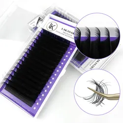 LAKANAKU 8-18mm Matte Volume Eyelashes Extensions Individual Lashes Fluffy False Eyelashes for Eye Beauty