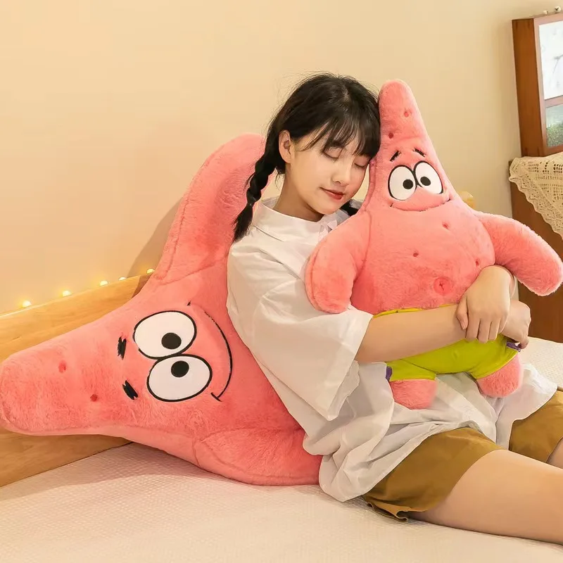 35-100CM SpongeBob Doll SquarePants Patrick Star Plush Anime Cartoon Toy Soft Cute Stuffed Collection Children\'s Birthday Gift