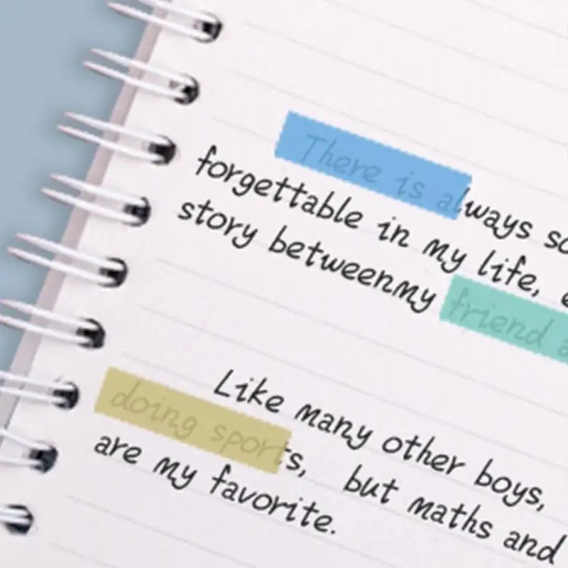 D08B 6 pestañas índice pcs notas más pegajosas estéticas notas simples simples notas más pegajosas