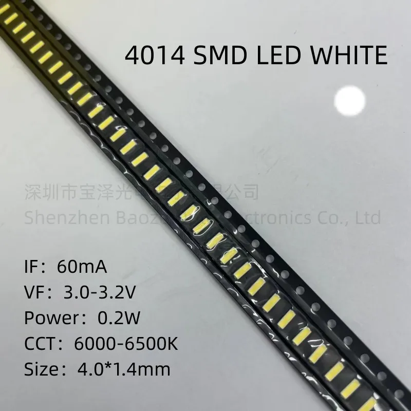 4014 SMD LED Red Yellow Green White Blue Orange Pink Ice Blue  light emitting diode 100pcs/lot