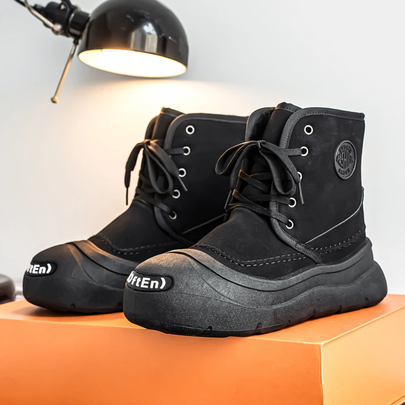 Fashion Light Aniti Slip High Top Green Footwear 2026 Spring New Men's Casual Shoes Solid Colour Comfort  Flat Business Sneakers