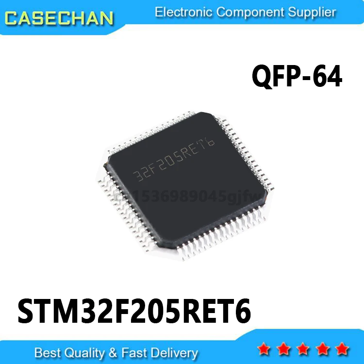 10PCS New nad Original 32F205RET6 STM32F205 STM32F205RET6 QFP-64