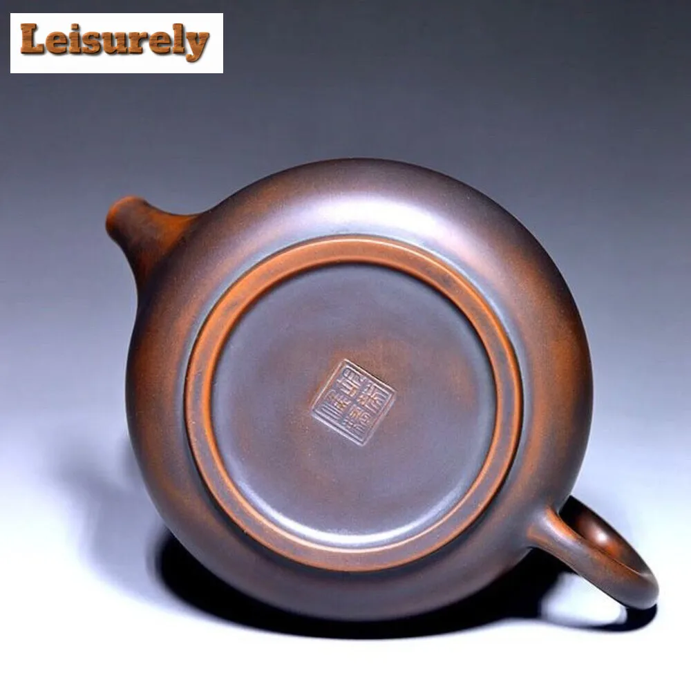 220ml Custom Qinzhou Nixing Pottery Zisha Tea Set Purple Clay Teapot Handmade Kiln Change Guifei Kettle Household Filter Cha Pot