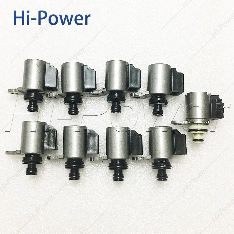 

9PCS JR710E JR711 RE7R01A CVT Tested Transmission Solenoid for Nissan Pathfinder/Titan/Infiniti EX37/FX50/G37/370Z