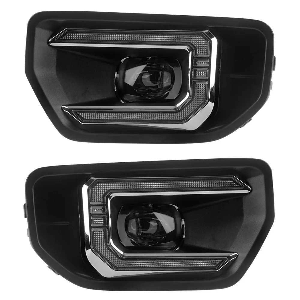 

1 Pair 2X Front Bumper Foglight Fog Lights Day Light for Ford Ranger 2022 2023 2024