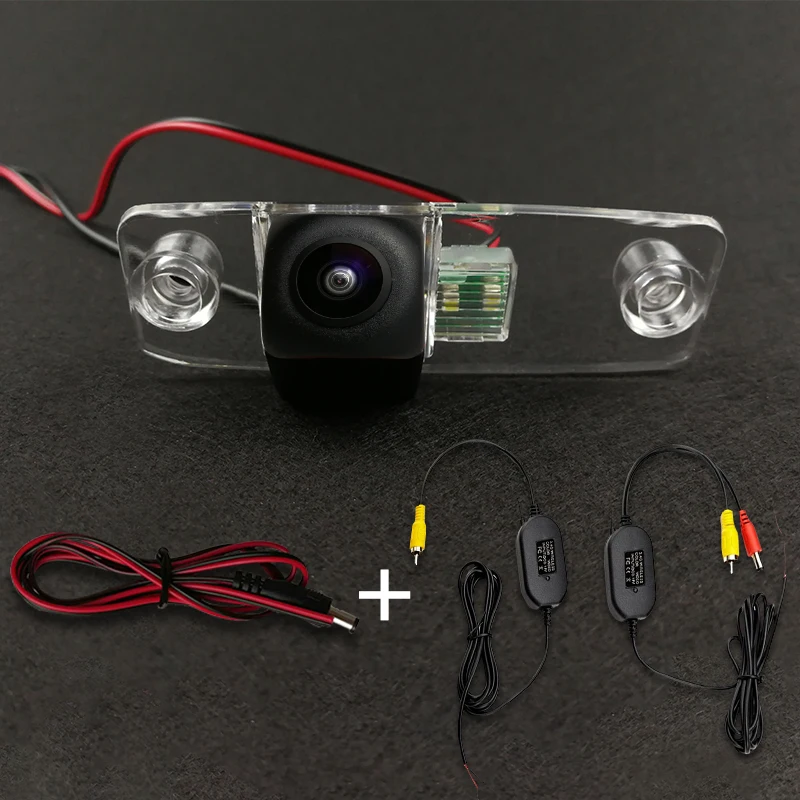 For Hyundai Elantra Accent Tucson Veracruz Sonata Terracan Wireless Car CCD Rear Camera Fisheye 12 Led Dynamic Night Frame