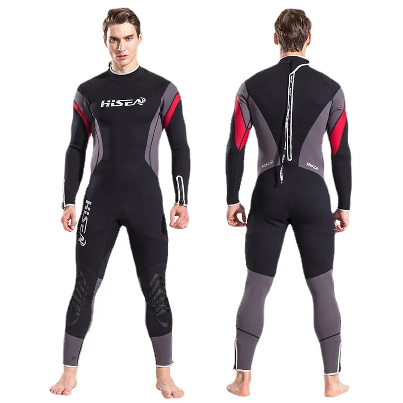 2.5mm Men Full Body Neoprene Wetsuit Super Elasticity Color Stitching Surf Diving Equipment Jellyfish Clothing