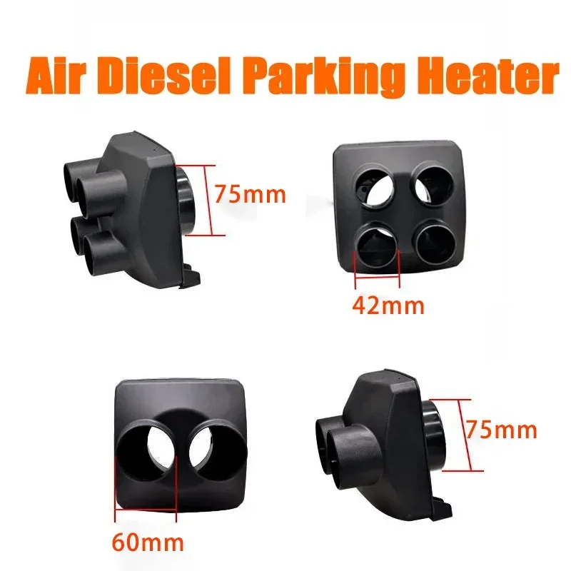 1 Hole 75mm to 4 Holes 42mm Air Outlet Vent Cover Air Diesel Parking Heater Converter Parts For Car Truck Boat Camper Caravan