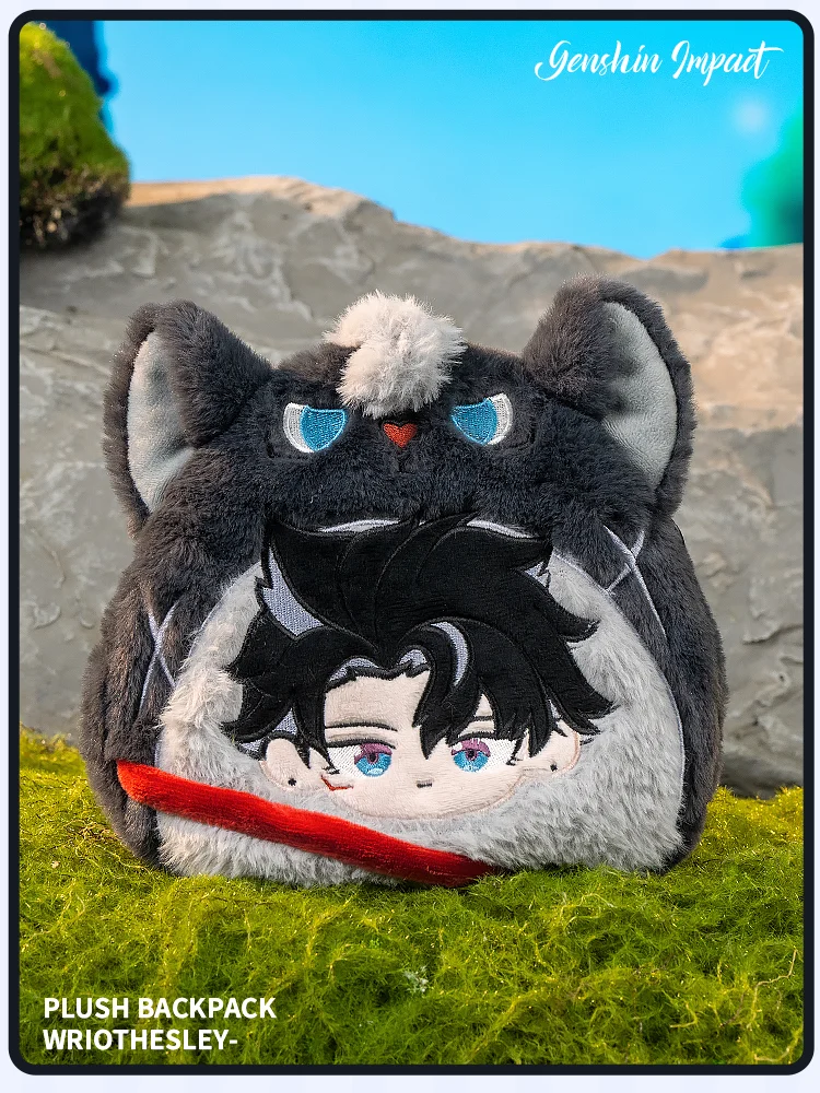 

Genshin Impact Wriothesley Cosplay Quadratic Element Backpack Ita-bag Coin Purse Girl Student Furry Creativity Package Delicate