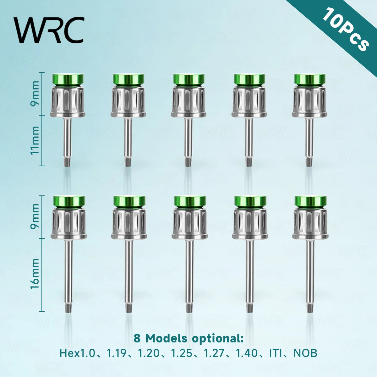 

Набор из 10 шестигранных отверток для дентальных имплантатов (1.20, 1.25, 1.27, 1.40) NOB ITI, 20 мм, 25 мм – инструменты для клиник, стоматологических лабораторий и реставрации зубов