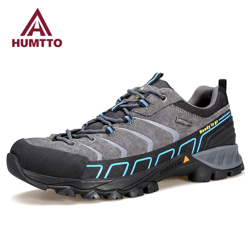 Humtto Trekking Schoenen Voor Mannen Waterdichte Klimmen Wandelen Schoenen Heren Sport Luxe Designer Outdoor Lederen Veiligheid Sneakers Man