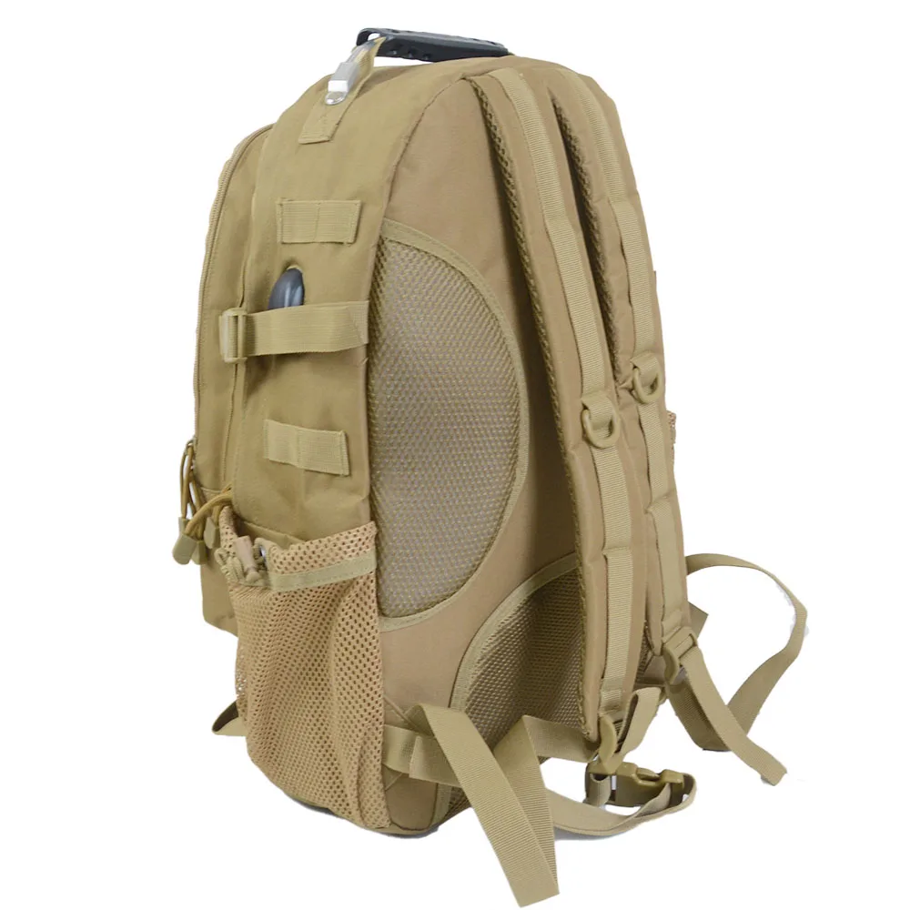 Large capacity outdoor shoulder men and women travel multi-functional camouflage tactical backpack scratch hiking bag