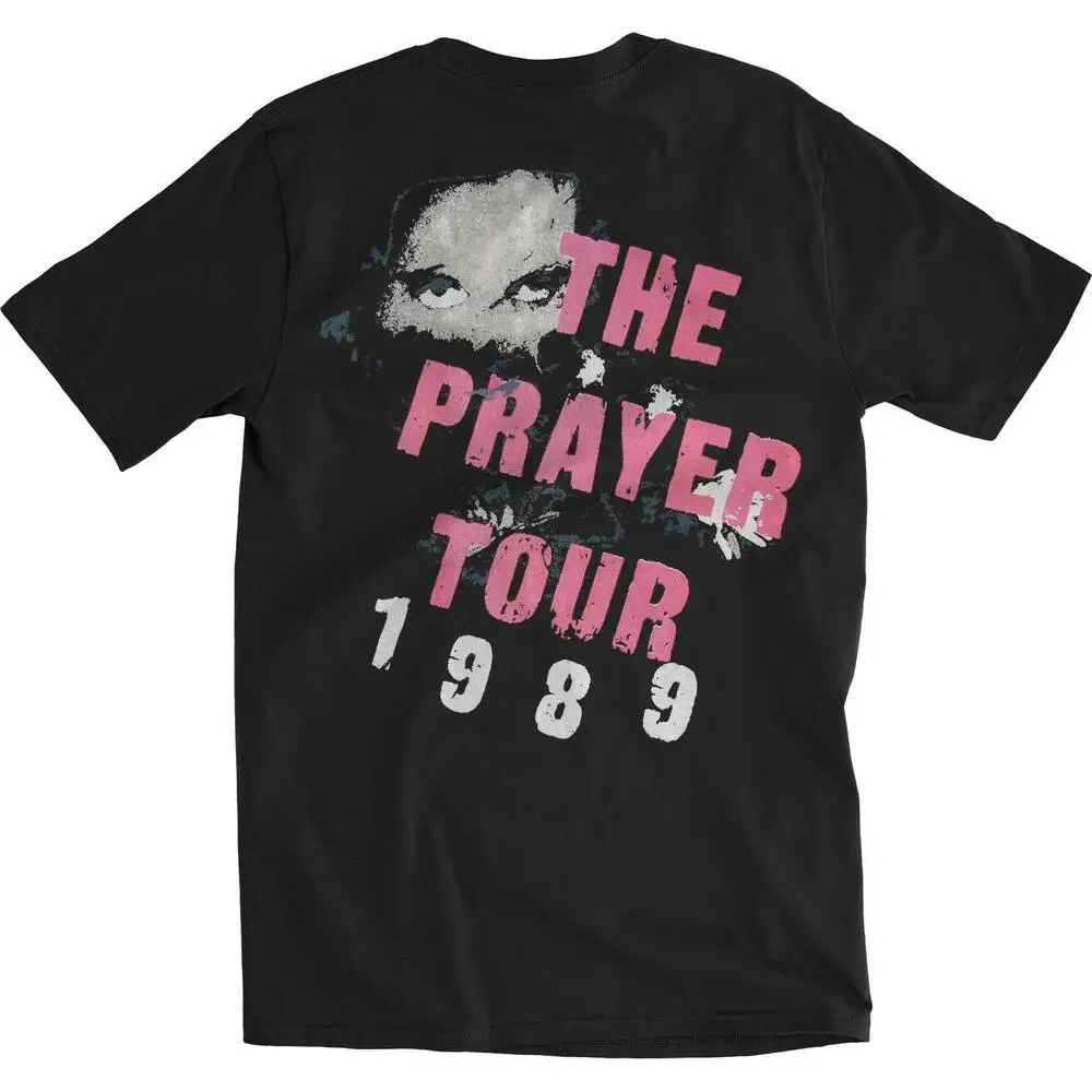 Men's Cure The Prayer Tour 1989 Slim Fit T-shirt X-Large Black