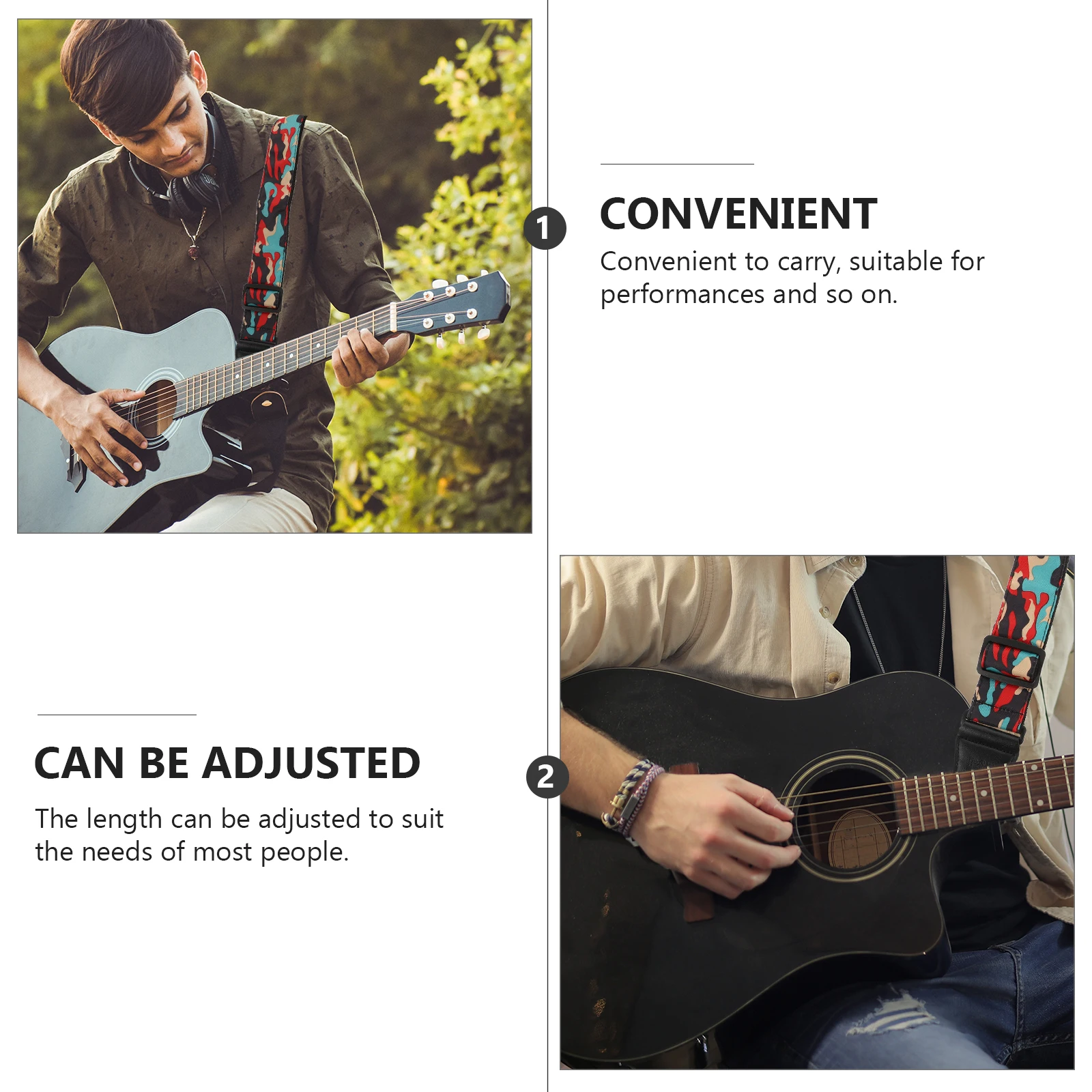 1 pc Camouflage Strap High-Quality Cotton Pu Durable Comfortable Breathable Sweat-Absorbing Portable Lightweight Easy To Use