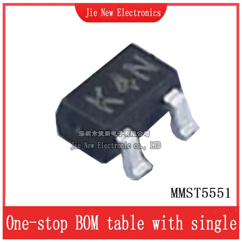 100PCS MMST2907A  MMST2222A MMST5401 MMST5551 MMST3904 MMST3906 SOT-323 SMD Chip Transistor