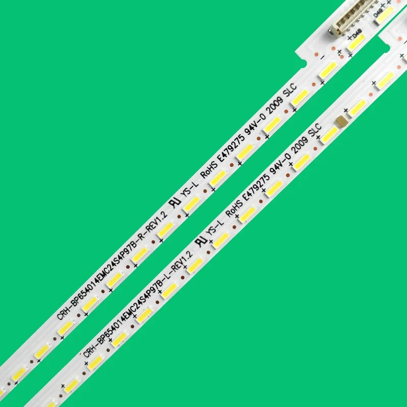 Striscia di retroilluminazione a LED 2 pezzi 96 lampada per barra luminosa L65M6-5P CRH-BP654014EMC24S4P97B-L/R-REV1.2