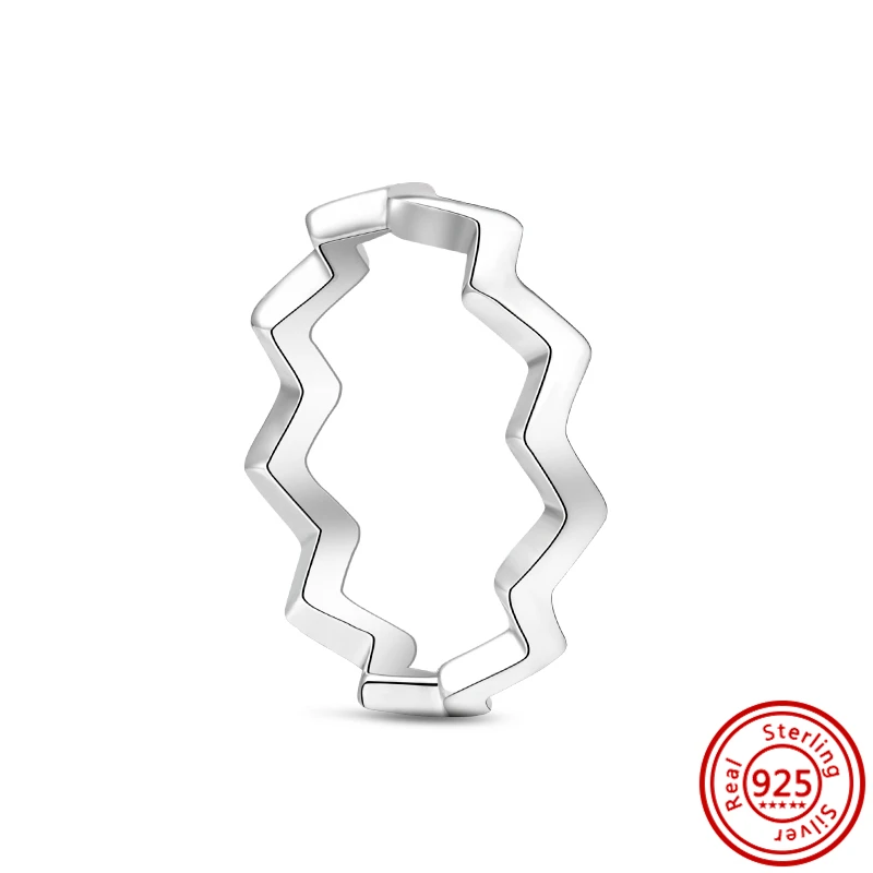 Neuer glänzender klassischer quadratischer Kronen-Herzring aus 925er Sterlingsilber, exquisiter Luxus-Charm-Schmuck, Überraschungsgeschenke für die Feiertage
