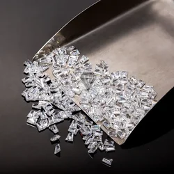 HMJ losse Moissanite trapezium stap geslepen D kleur VVS1 uitstekende diamant voor aangepaste duidelijkheid verlovingssieraden maken met GRA