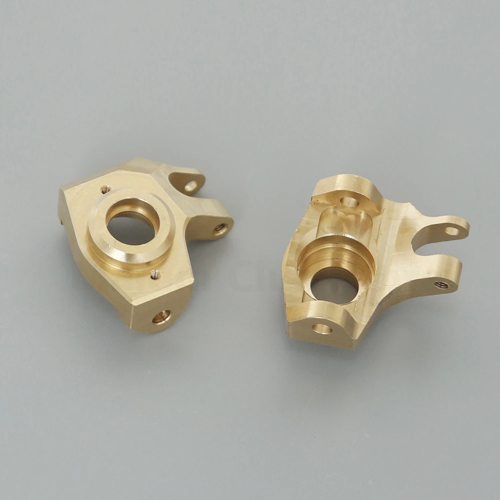 2PCS Brass Weights AR44 Axle Steering Knuckles for 1/10 RC Rock Crawler Axial SCX10 II 90046 90047 Upgrade Parts