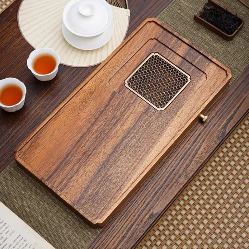 

Wooden Rectangular Tea Tray Shapes Chinese Luxury Tea Tray Modern Living Room Office bandeija imperial antiga Tray Organizer