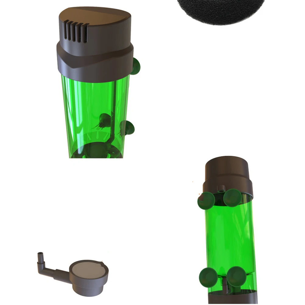 

Fish Tank Water Filter Cleaner Aquarium Filter Durable Easy Install Multi-Functional For Small Ball-Shaped Fish Tanks 600Lh