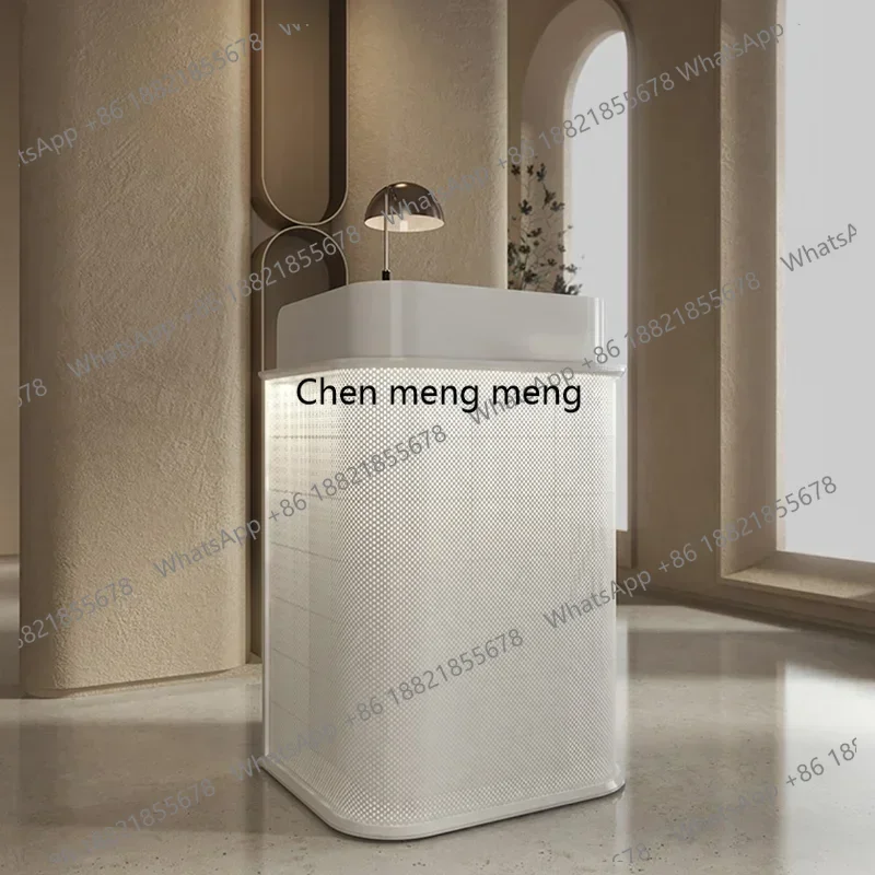 

Стойки ресепшн для магазинов одежды в скандинавском стиле: Оригинальные дизайнерские высококачественные стойки ресепшн, простая офисная мебель для ресепшн