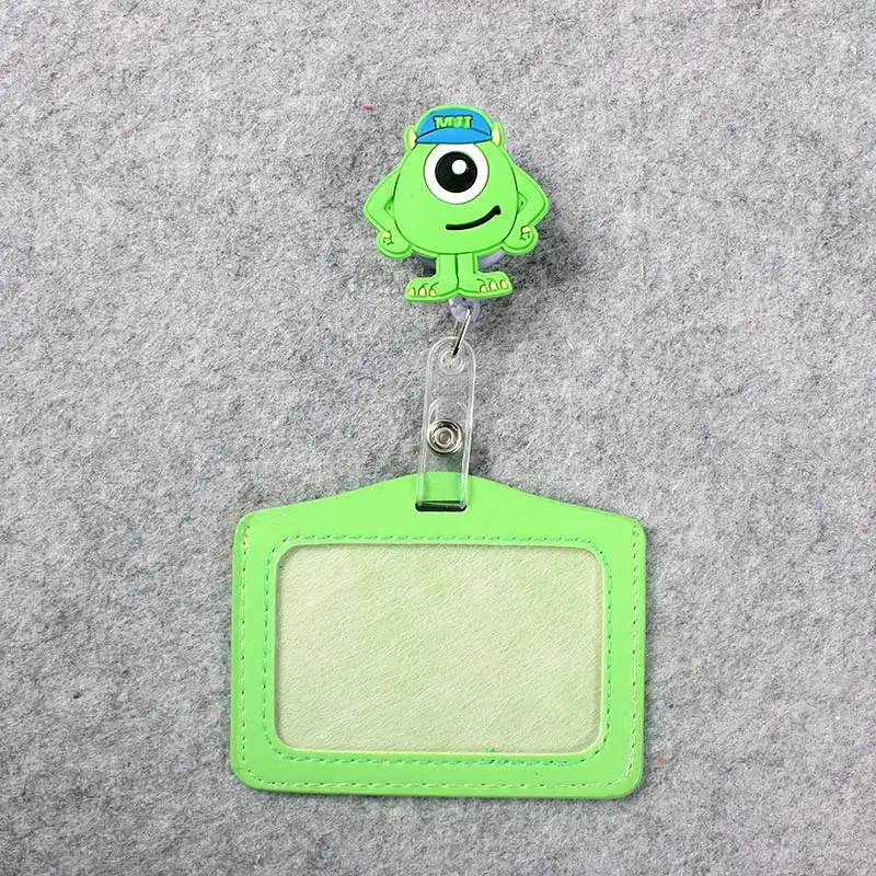 Name Card Blue Stitch Retractable Badge Reel For Nurse Doctor Card Holder Office Hospital Supplies Boy Girl