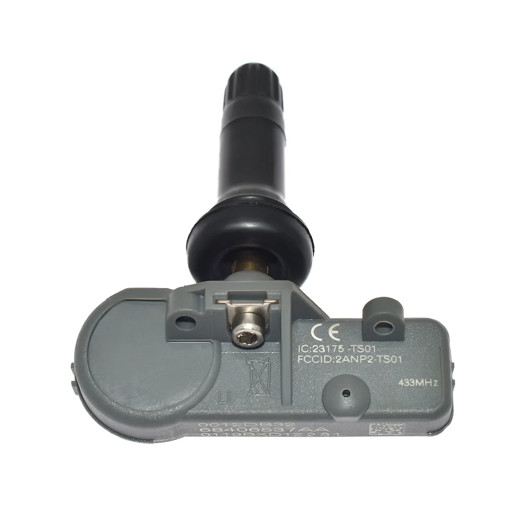 Sensor TPMS 68406537AA para Jeep Wrangler Grand Cherokee Dodge Challenger Charger Chrysler 300 RAM 433MHz