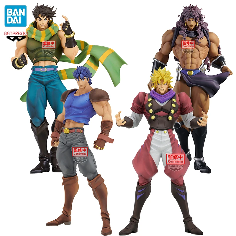 

BANPRESTO JoJo's Bizarre Adventure Jonathan Joestar Dio Brando Kars Joseph Joestar PVC 22CM Anime Action Figures Model Toy