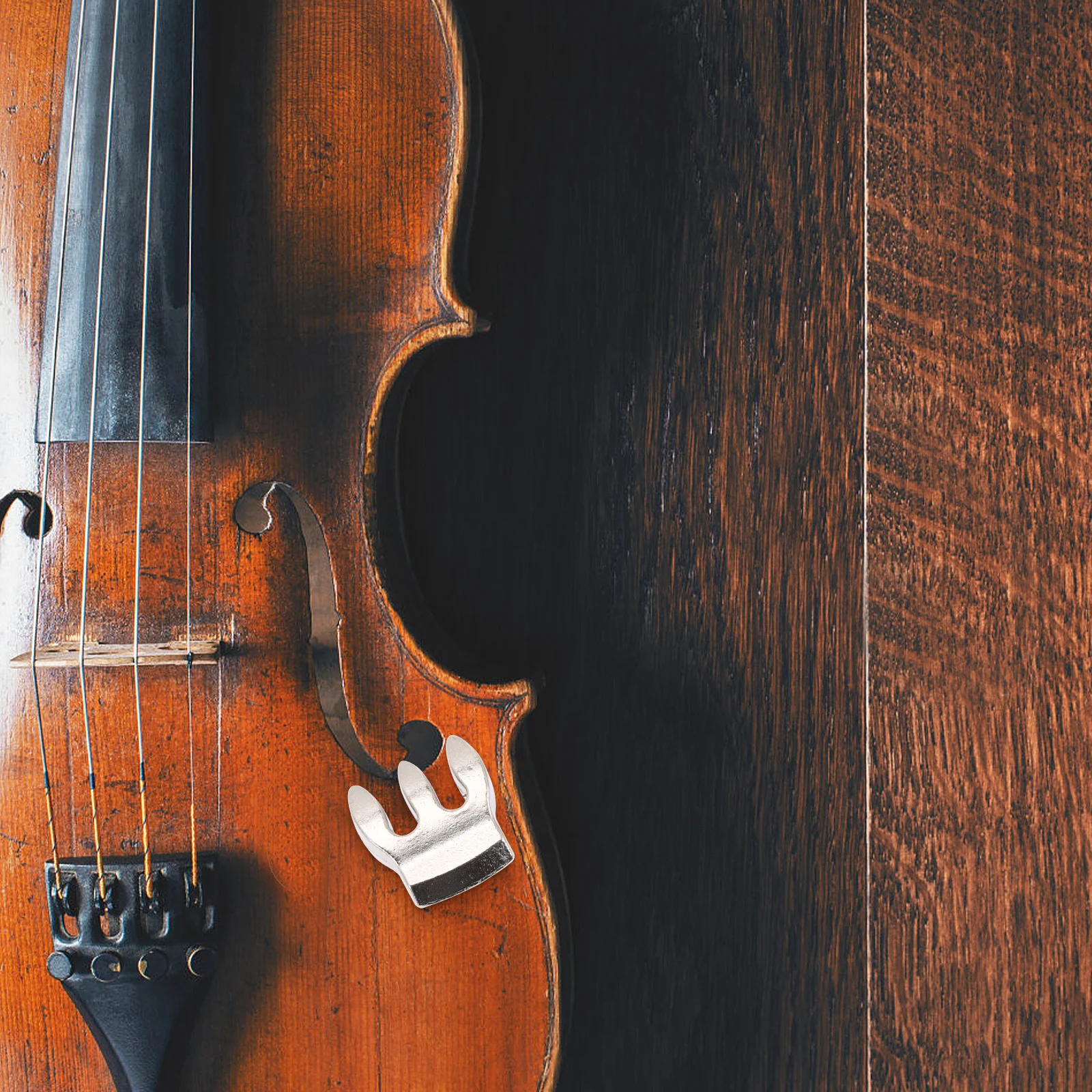 

Practical Violin Sordine Metal Mute Softens Sound Reduces Volume Easy to Use Durable Gift for Players Violin Sordino