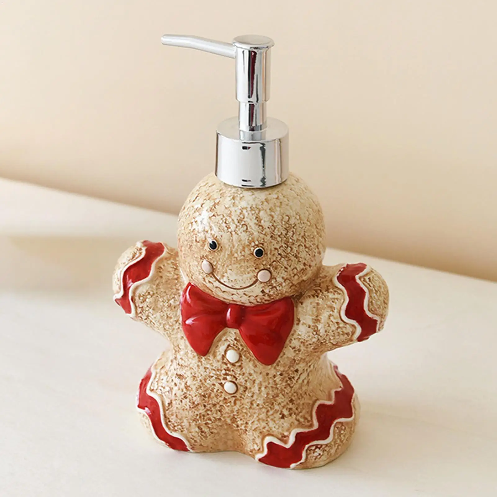 Christmas Soap Dispenser Refillable Lotion Bottle Christmas Decor Soap Dispenser for Party Home Kitchen Countertop Holiday