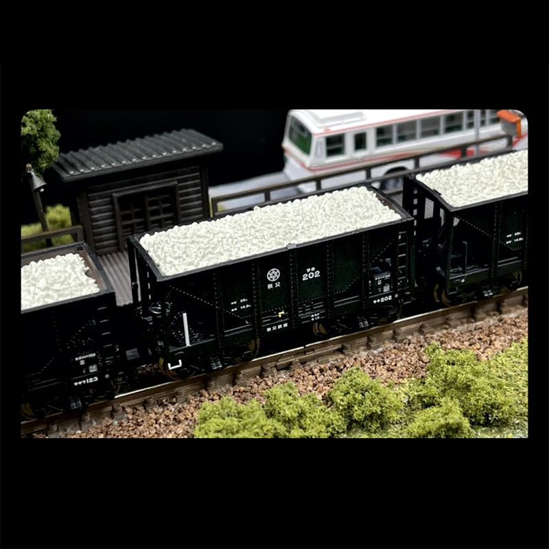 10 Section Train Model 1/150 N Scale Rail Car A2077 Chichibu Railway Ore Car Boy Gift Collection Model Toy