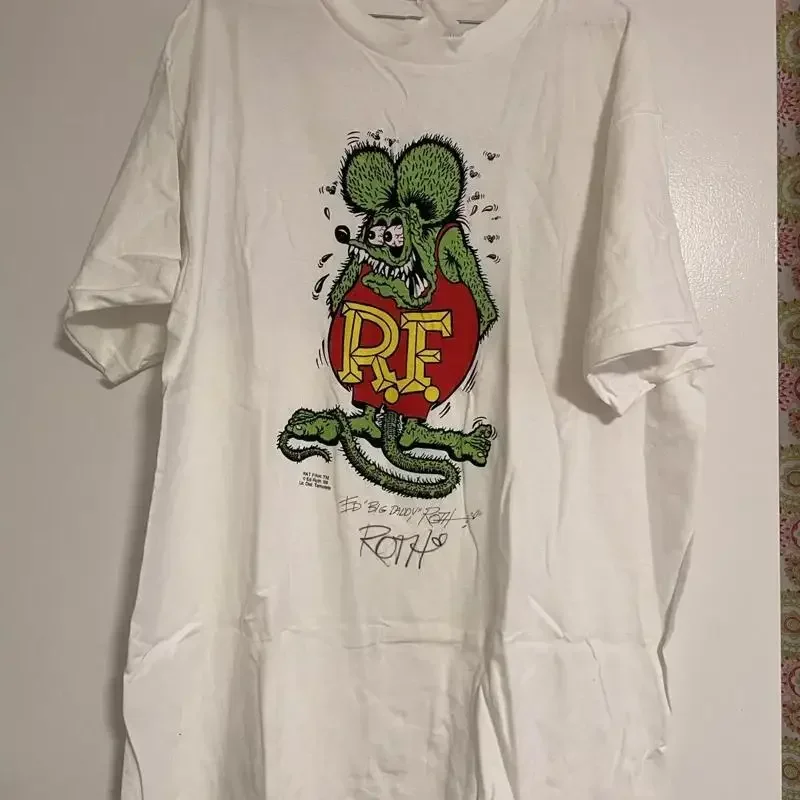 Футболка с подписью Эда Биг Дэдди Рота, кепка Rat Fink, размер S-5XL