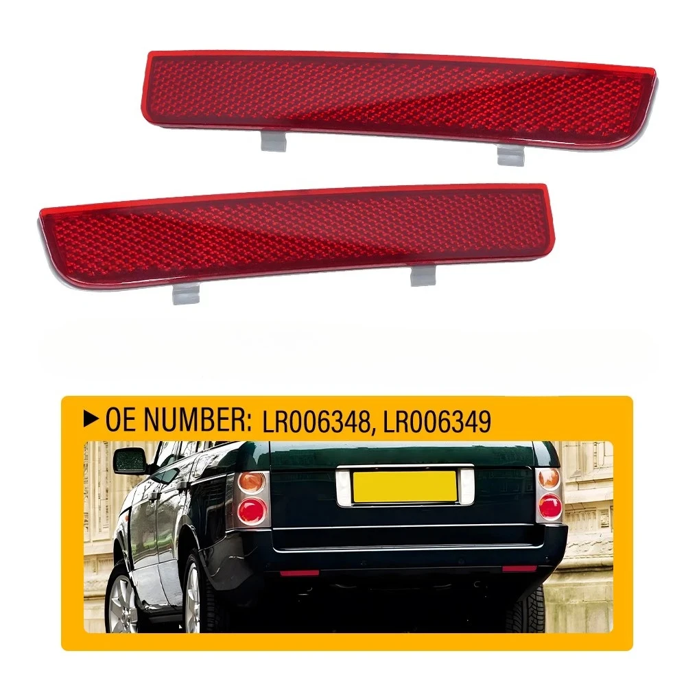 For Land Rover Range Rover L322 Freelander LR2 LR006348 LR006349 Left Right Rear Bumper Taillight Bumper Reflector Brake light