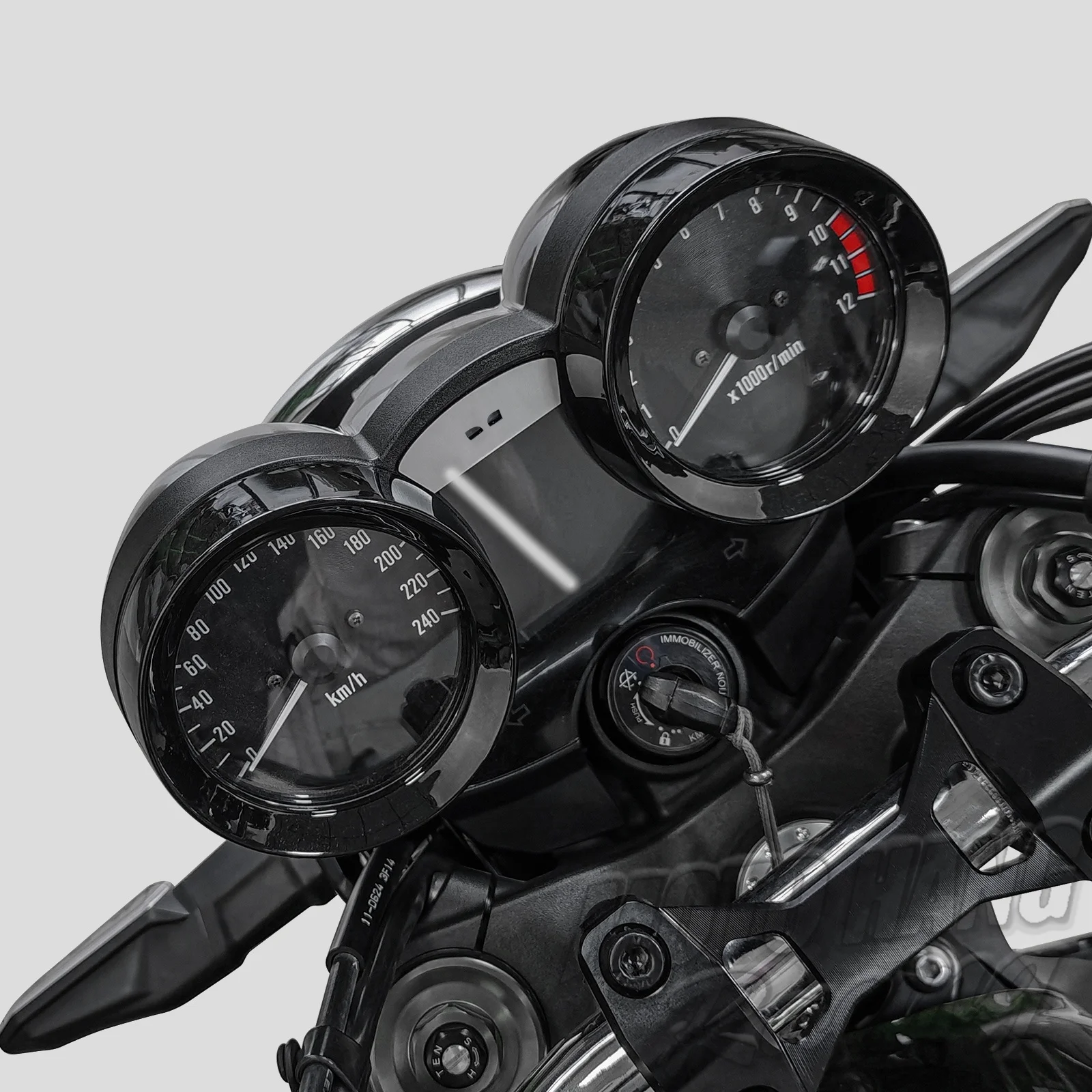 Motorcycle Meter Ring Cover For Kawasaki Z900RS cafe 2018-2026 Meter Ring Cover ABS odometer decorative cover accessories
