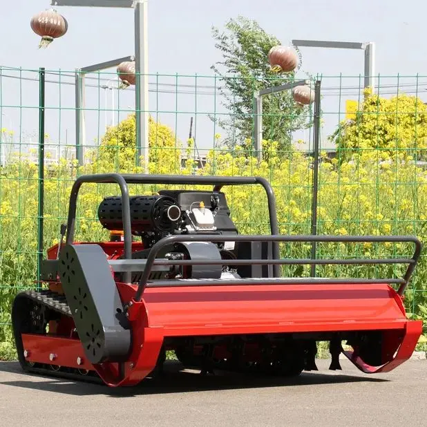 

Customized Industrial Remote Control Mower Stable Running Performance Durable Weeding Machinery For Large Area Green Space